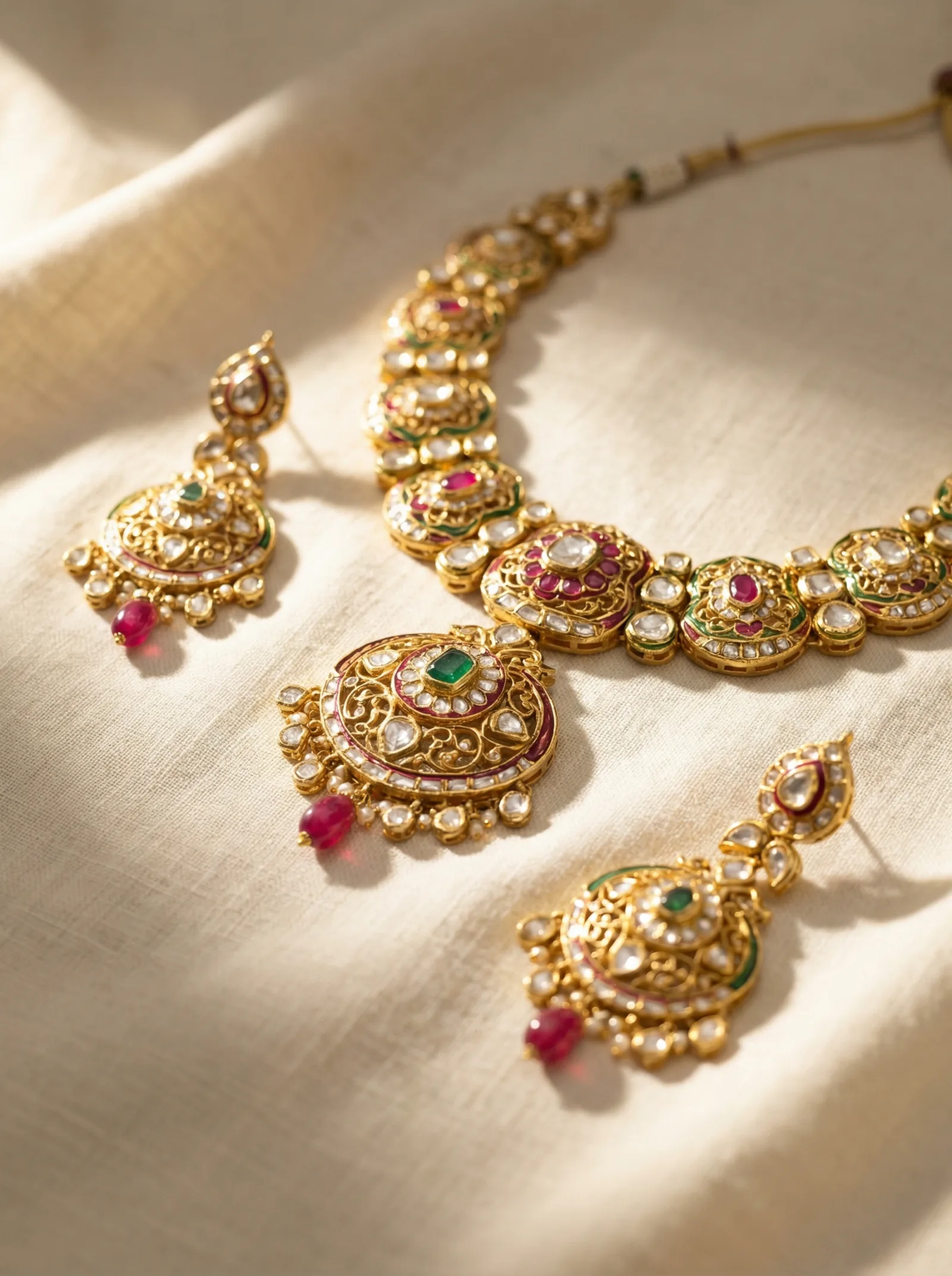 Kundan bridal necklace